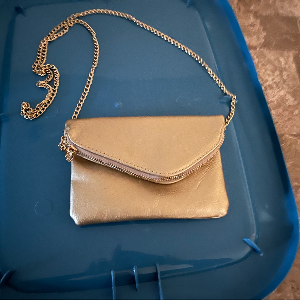Gold Clutch Crossbody